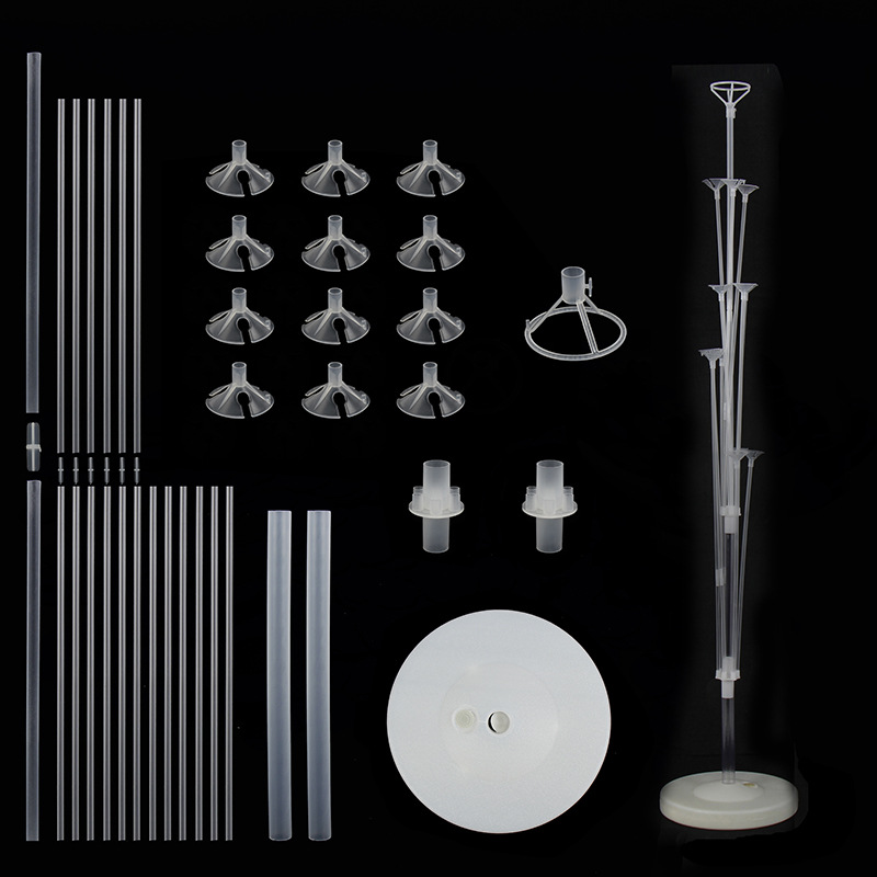 气球桌飘地飘批发 气球支架立柱展示架子透明可拆卸婚庆布置用品详情2