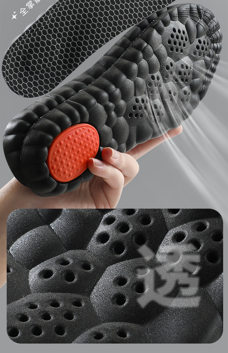 Graphene insoles with 3A-level anti-odor, antibacterial and deodorizing properties for basketball, badminton, leisure sports, high elasticity, shock absorption, breathability and sweat absorption pic 10