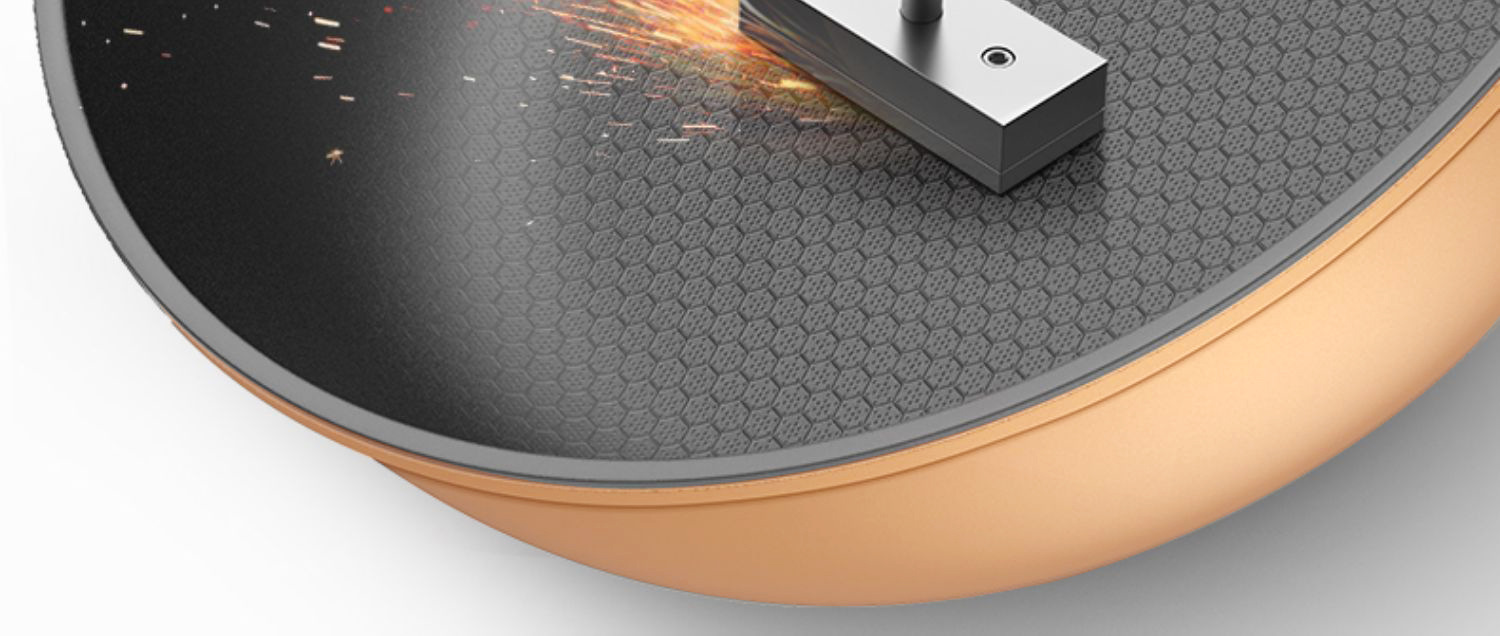 New household cooking wok, honeycomb non-stick wok, multi-functional frying wok, universal stove, iron wok, multi-functional flat pan pic 9