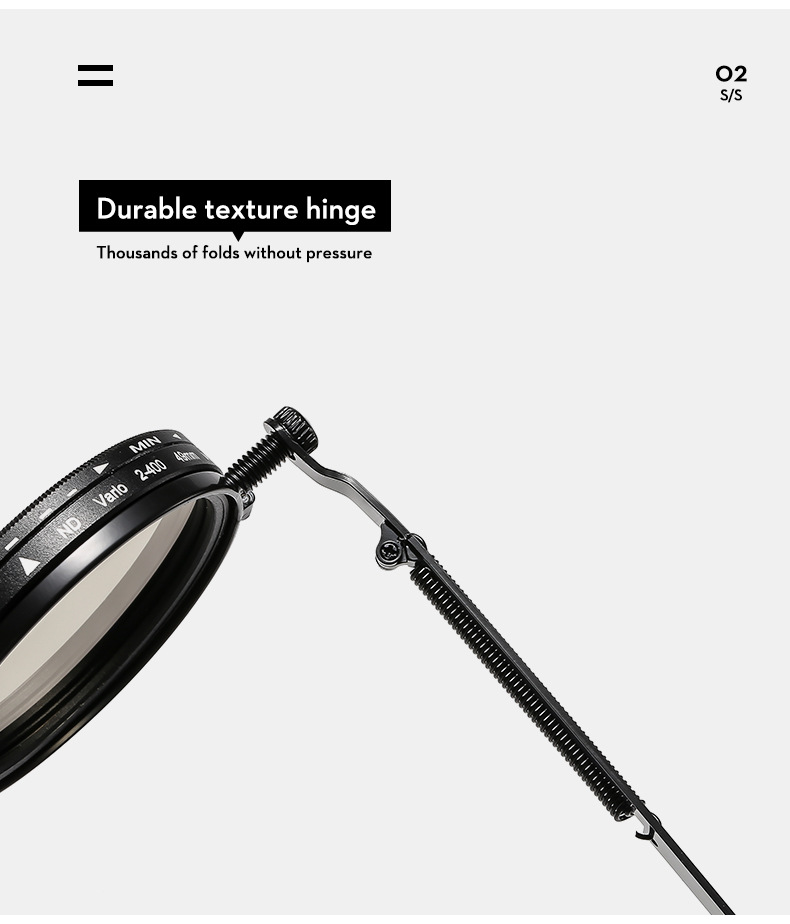 Nuevo material ND9 rango ajustable reducción de luz sombreado pesca doble filtro gafas protección uv polarizado gafas de sol set pic 13