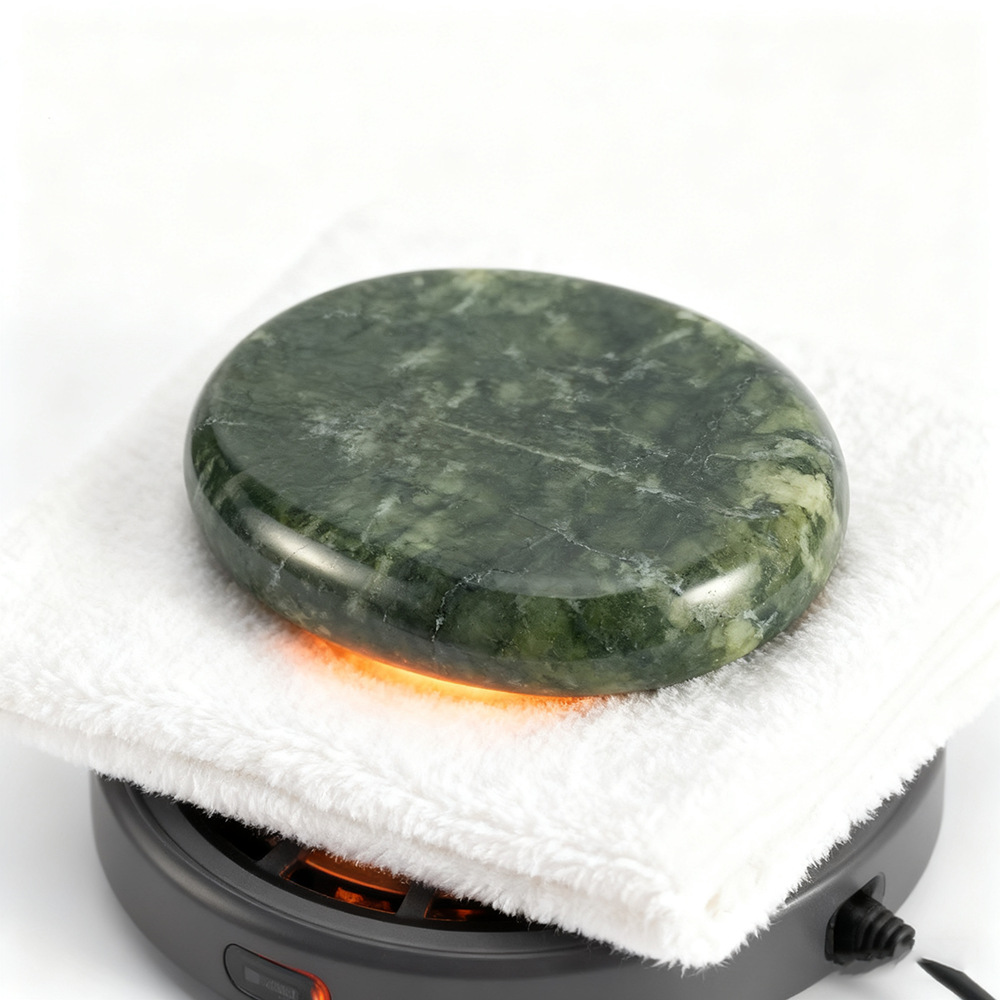 热敷石精油推拿SPA全身背部腰部按摩加热石中医馆足浴店经络养生石详情17