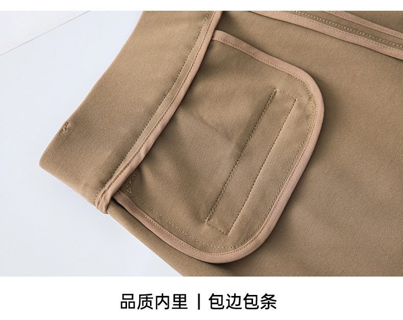 小直筒法棍裤休闲裤女高腰春秋四面弹显瘦小个子中年妈妈九分裤详情23