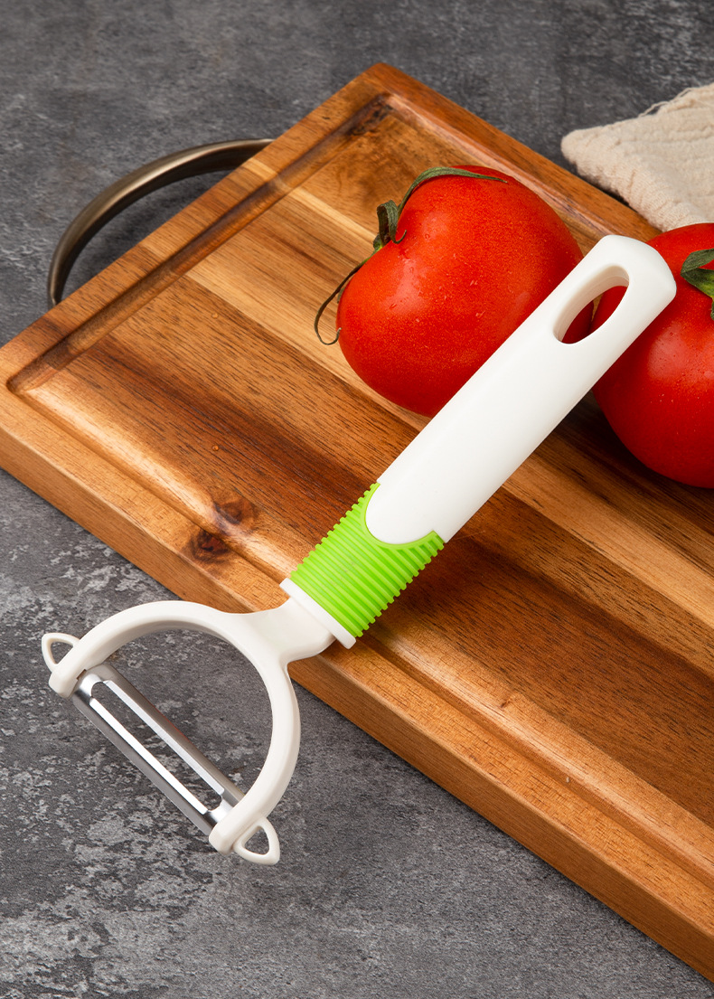 阳江正品德贤不锈钢水果刀 厨房便携削皮刀 家用切瓜刀果皮详情15