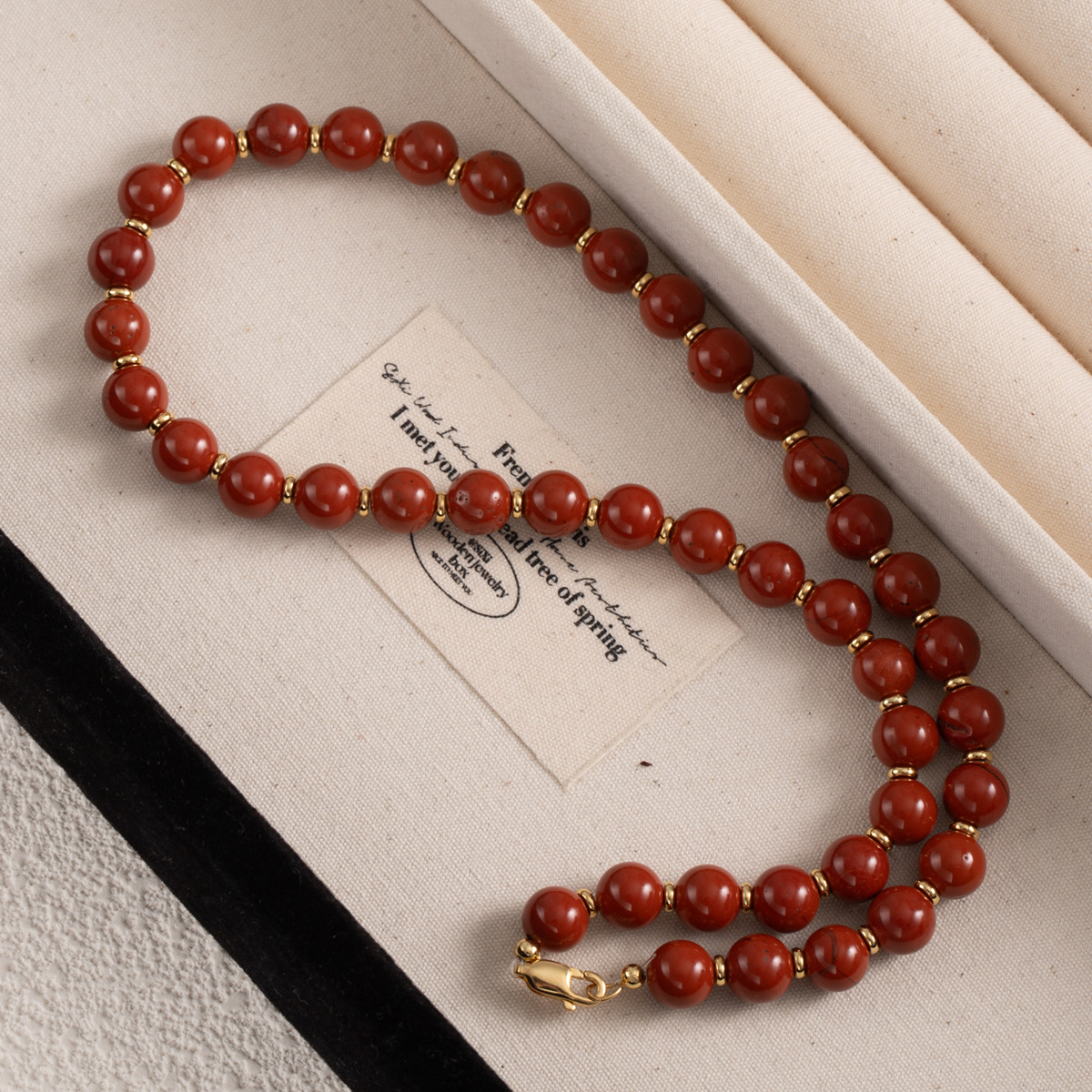 High-end colored beaded necklace for women, light luxury and niche spring and summer dopamine freshwater pearl collarbone chain necklace wholesale pic 35