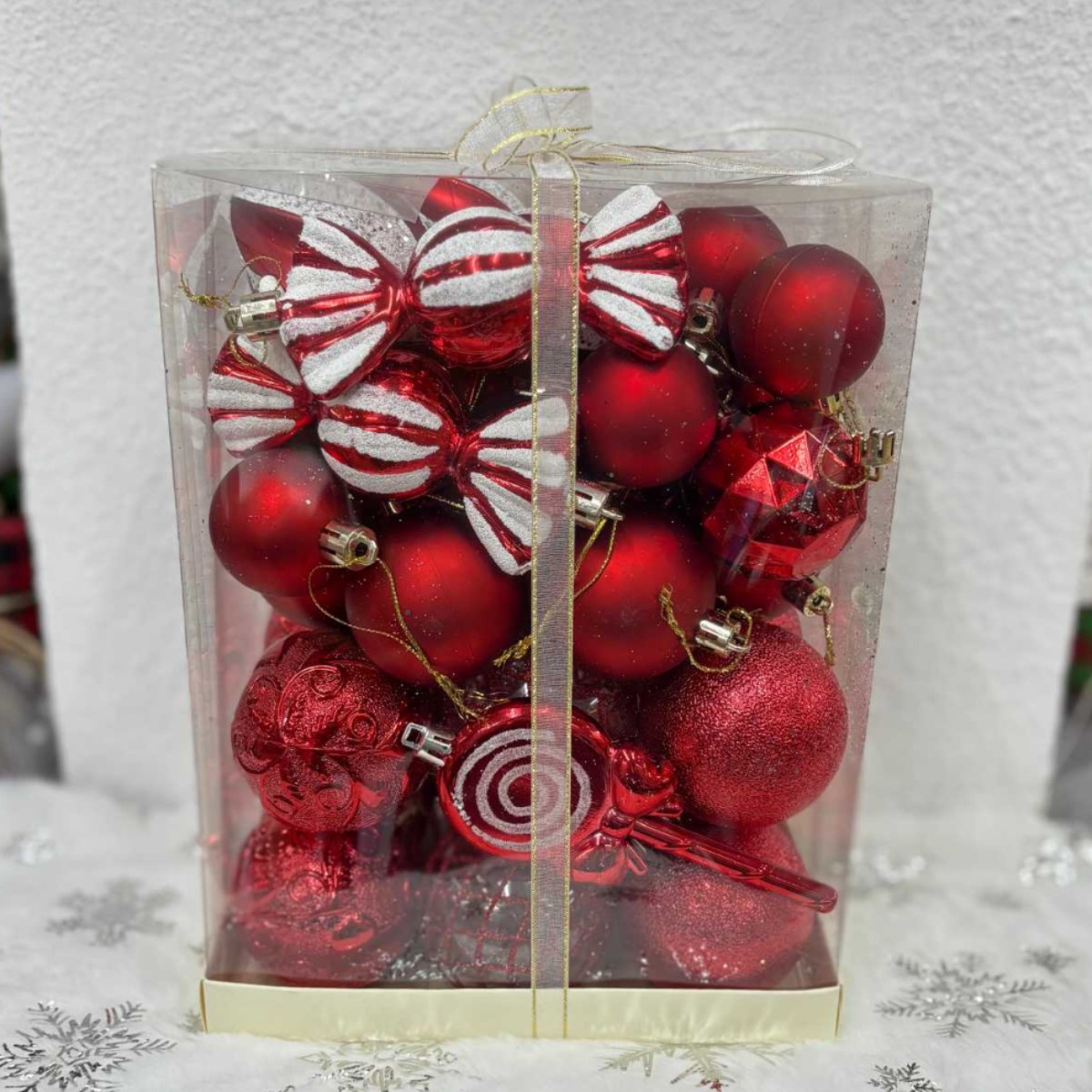 Amazon ambience-themed painted ball accessories, Christmas party, wedding, Christmas tree, candy pendants, Christmas decorations pic 3