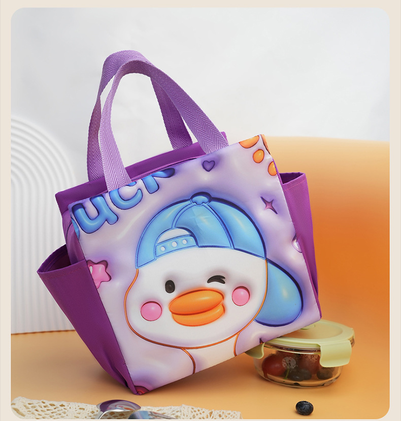 厂家直销学生饭盒袋牛津布午餐盒小学生饭盒袋儿童饭盒袋详情19