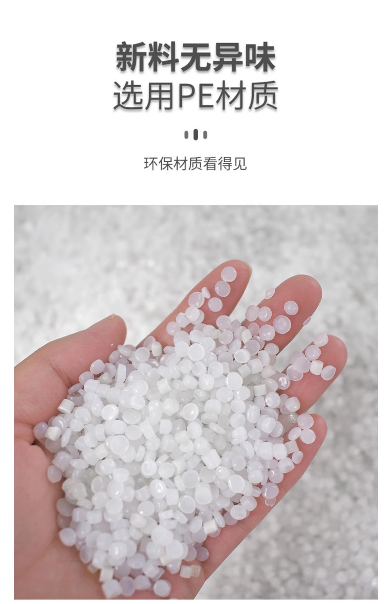 Vest-style garbage bags, medium and large-sized, thickened black, extra thick plastic bags for kitchen and bathroom waste, hand-held for household use pic 15