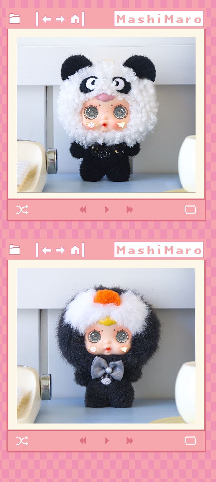 mm milk candy animal earphone case plush pendant Blind box Cartoon cute plush toy multi-style plush pendant pic 14