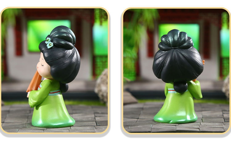 Tang Palace Night Banquet, national trend ancient style, Tang Dynasty Ever-Bright City, cute doll ornaments, home and office desk small ornaments pic 18