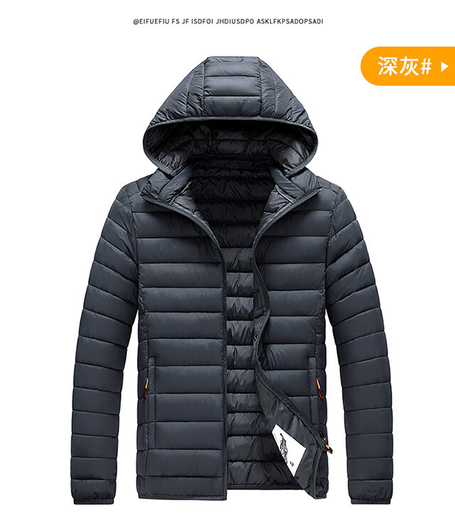 棉衣男2023冬季外套修身轻便棉袄轻薄大码多色羽绒棉服男跨境供货详情20