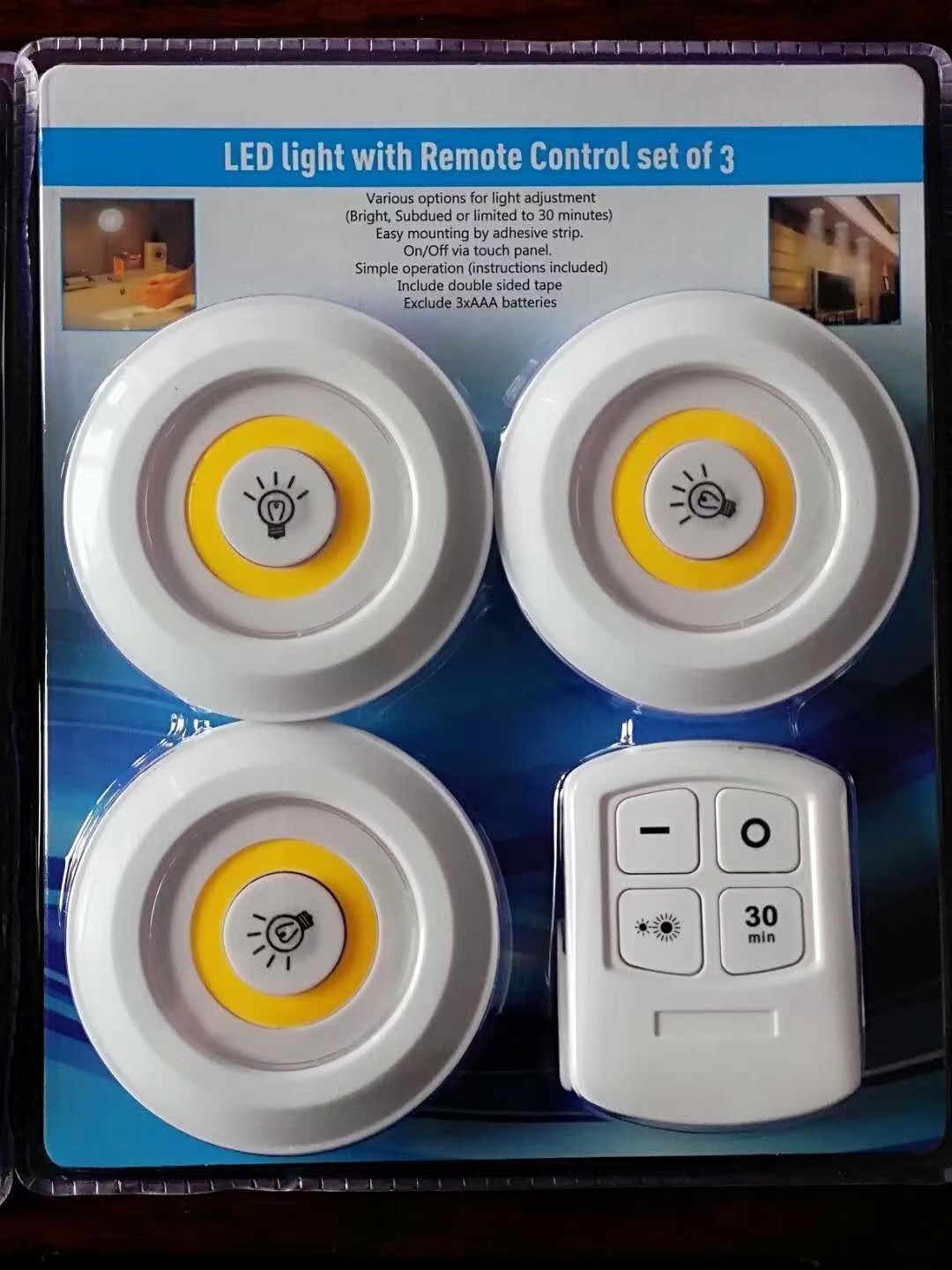 Cross-border bestsellers: COB remote control sensor pat light, bedside milk feeding light, bedroom wardrobe cabinet light, touch night light pic 12
