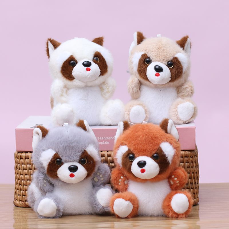 Cute plush toy figurines, cute little raccoon pendants, little squirrel bags, pendants, dolls, keychains, and stuffed dolls pic 7
