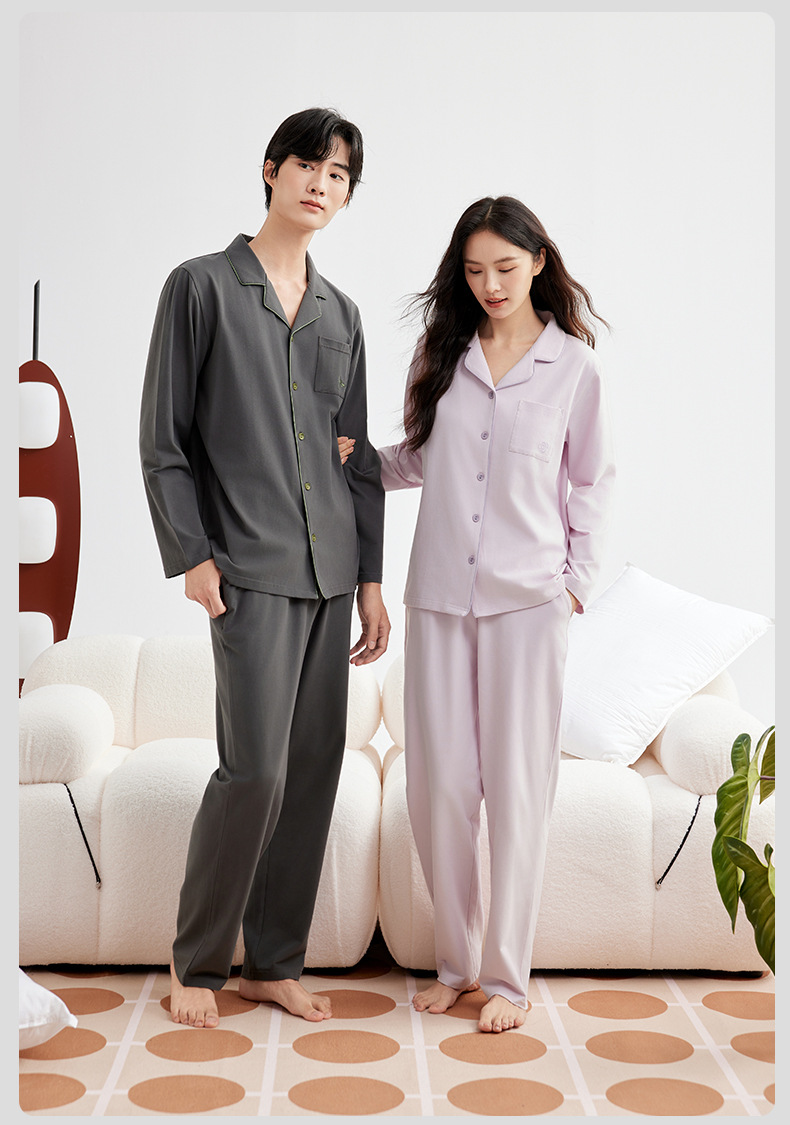 220克纯棉睡衣女秋冬季加厚磨毛保暖女士家居服长袖睡衣纯棉套装详情31