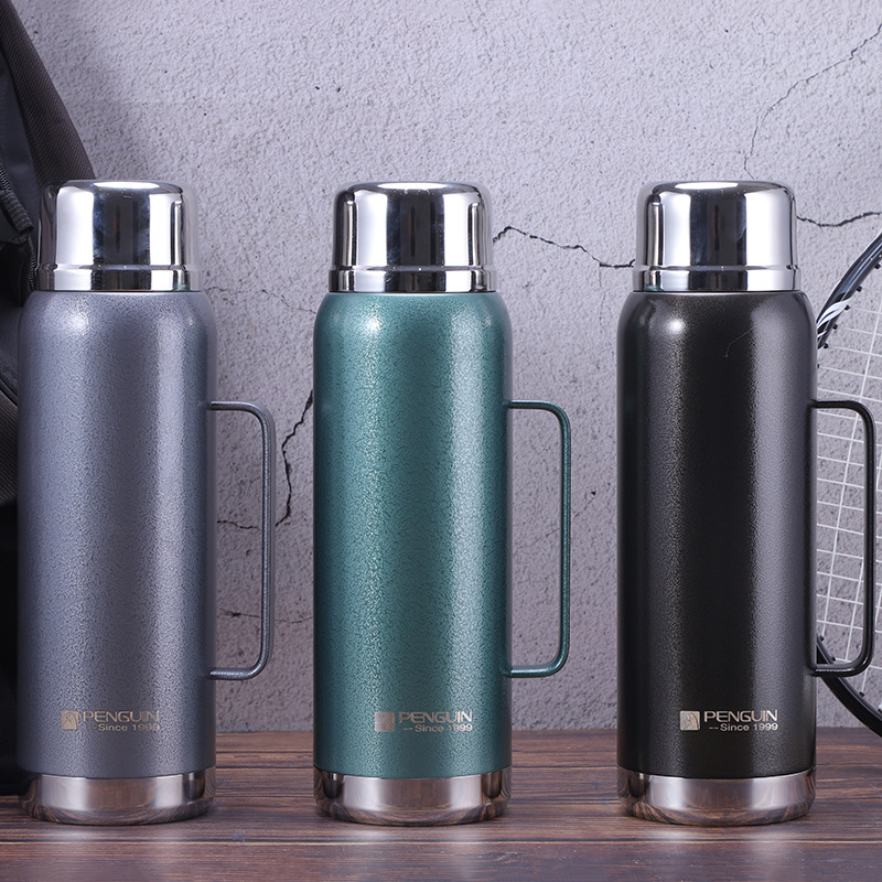 厂家直供真空不锈钢户外运动露营保温杯带手柄隔热真空壶批发详情1