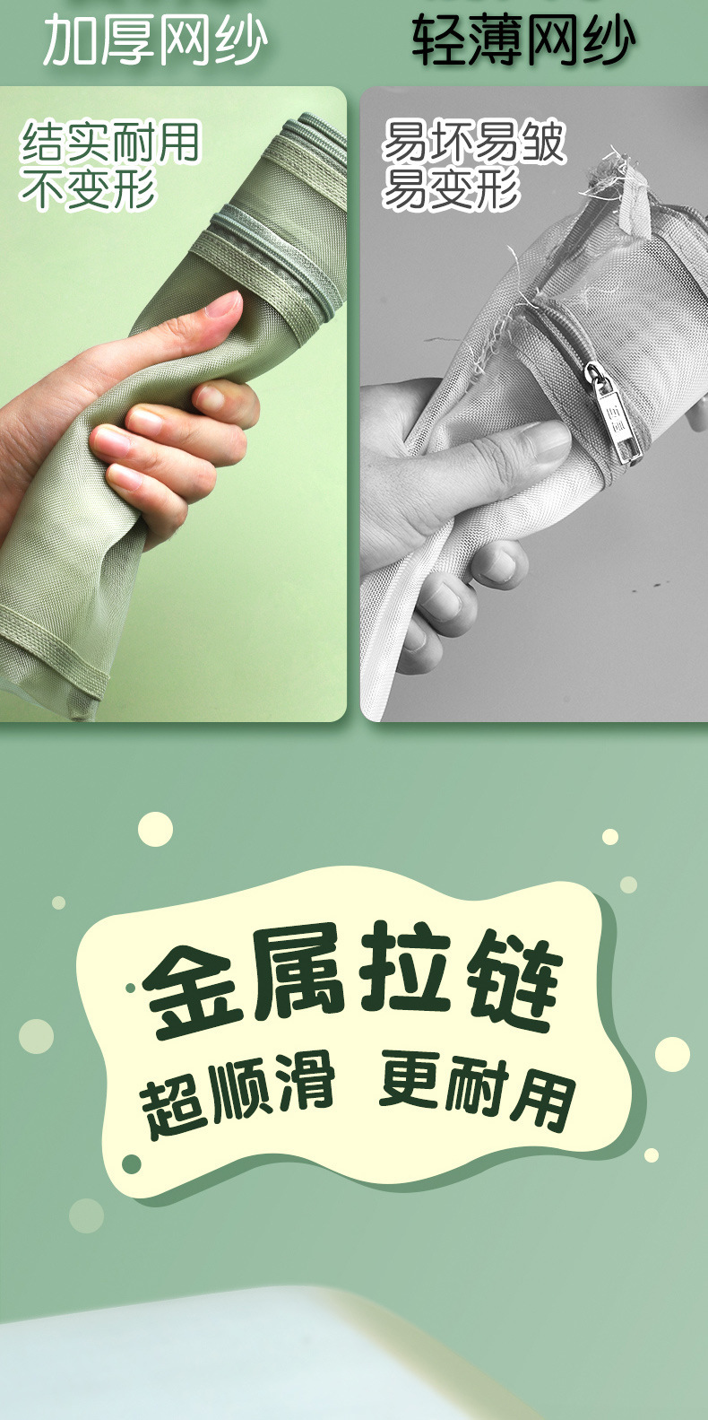 莫兰迪网纱双层文件袋大容量手提试卷分类袋学生学科试卷科目袋详情6