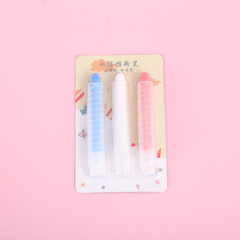 水溶性无尘粉笔白色办公教学用品粉笔儿童彩色涂鸦绘画固体粉笔详情17