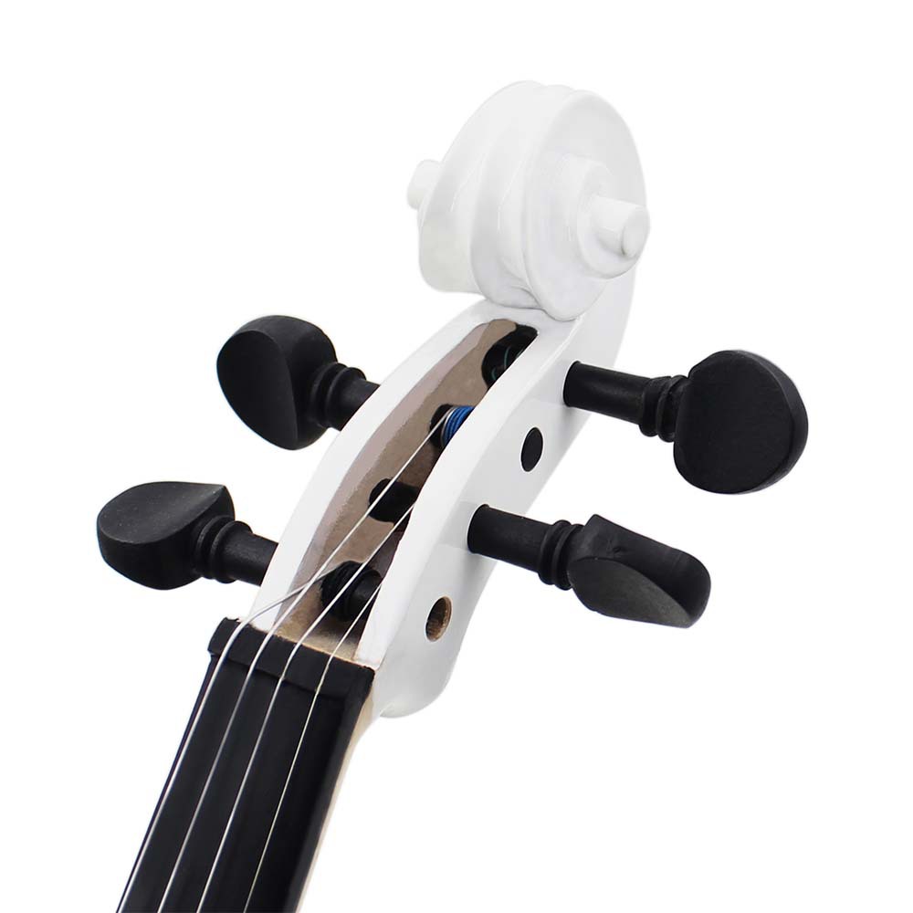 Cross-border violin set: White violin, adult beginner violin practice 4/4 basswood violin pic 12