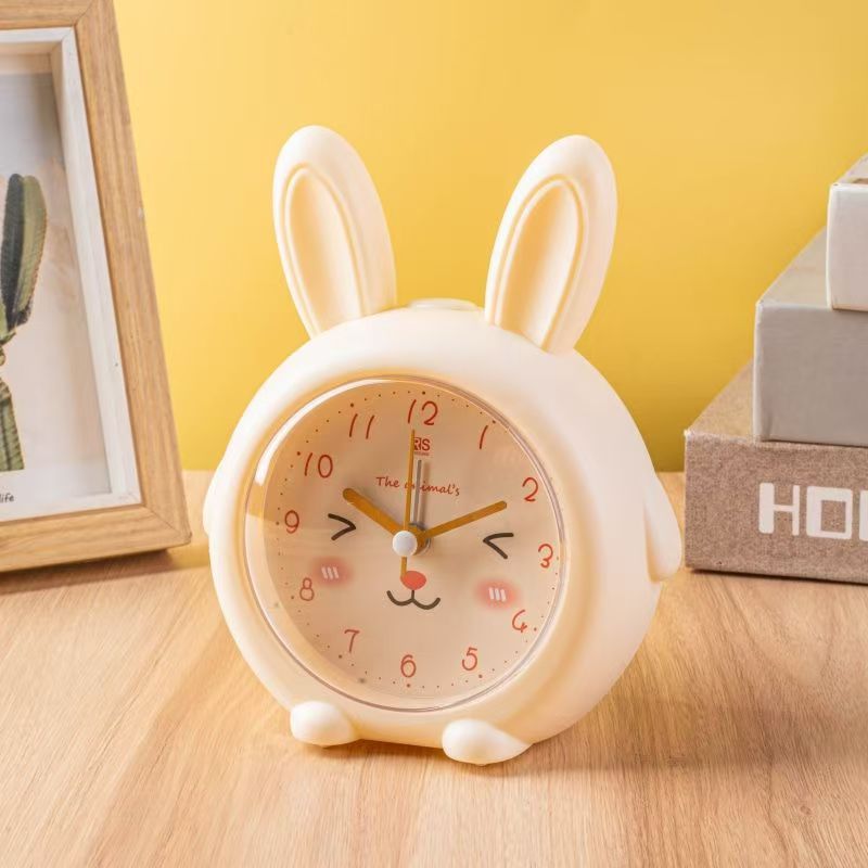 学生小闹钟懒虫起床音乐多功能儿童动物钟表卧室静音时尚可爱座钟详情8