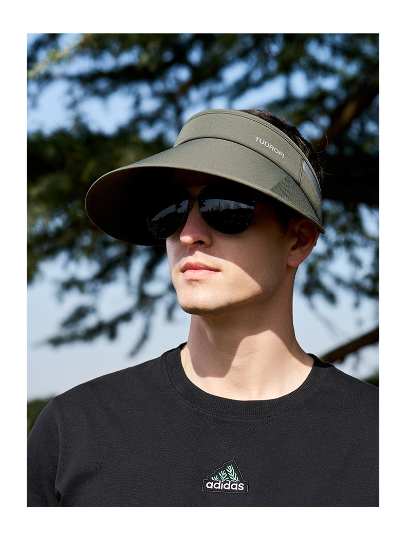 空顶帽子男女款夏季防紫外线户外出游遮阳防晒帽显脸小百搭大檐帽详情15