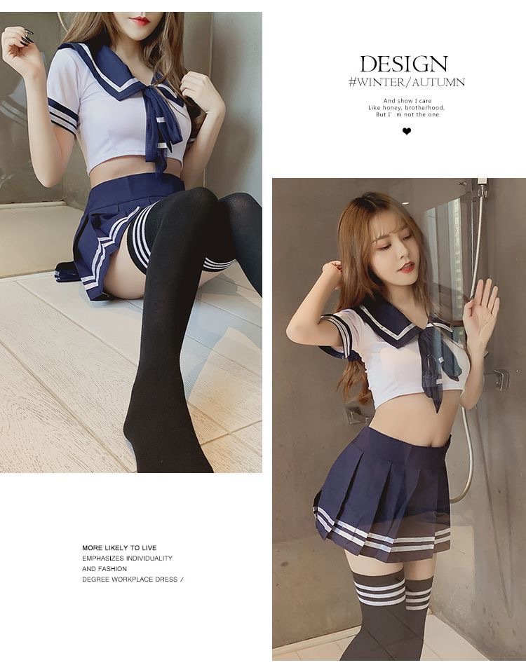Erotic underwear, student uniforms, feminine erotic sets, pure and cute stage performance costumes, sailor suits pic 11
