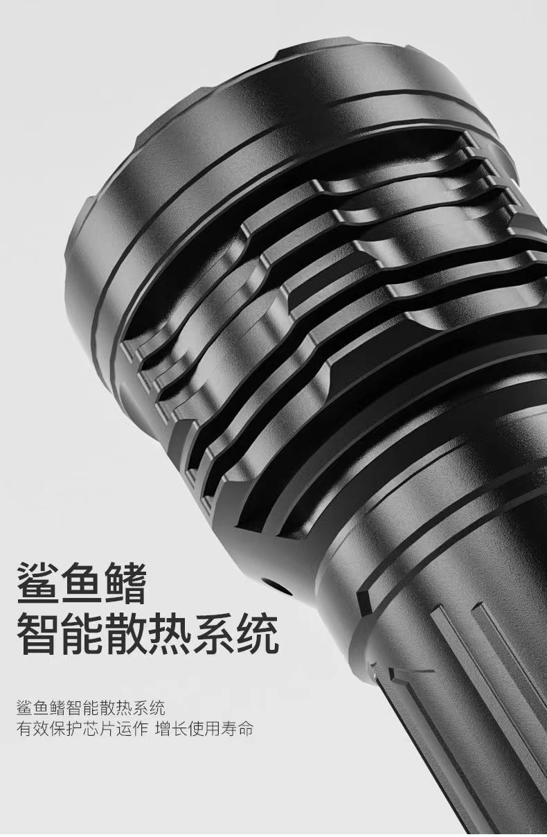 Cross-border best-selling octa-core flashlight, outdoor multi-functional led strong light, usb rechargeable, ultra-bright outdoor one-piece consignment pic 13