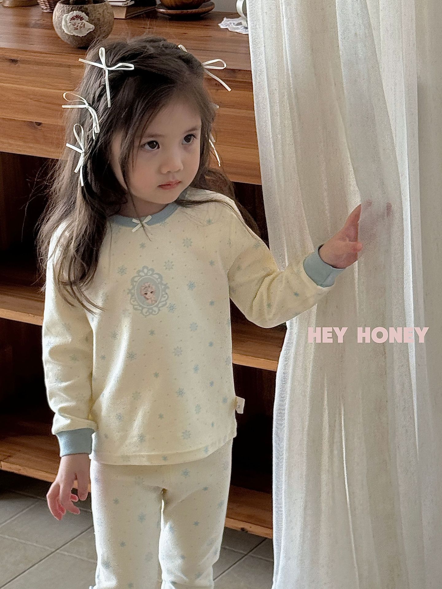 大小卷 Hey honey男女童舒绒秋衣秋裤内衣套装居家服儿童家睡衣详情20