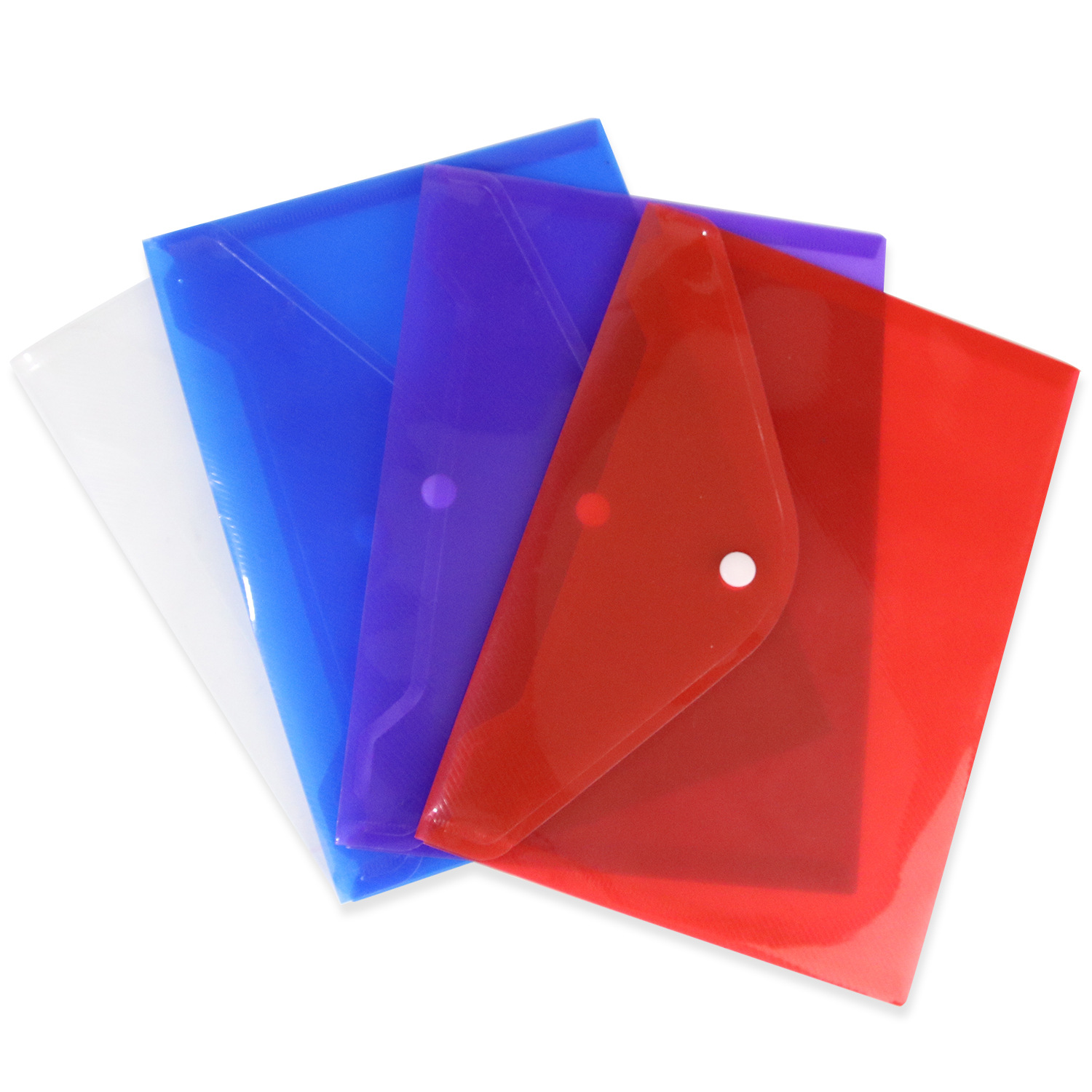 Yalong Cross-border Classical A5 transparent File Bag, 16C waterproof mixed-color Pvc material file bag pic 1