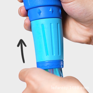 The new cross-border electric torch bubble machine features multi-hole fully automatic bubble blowing, colorful lights, music and handheld bubble sticks pic 7