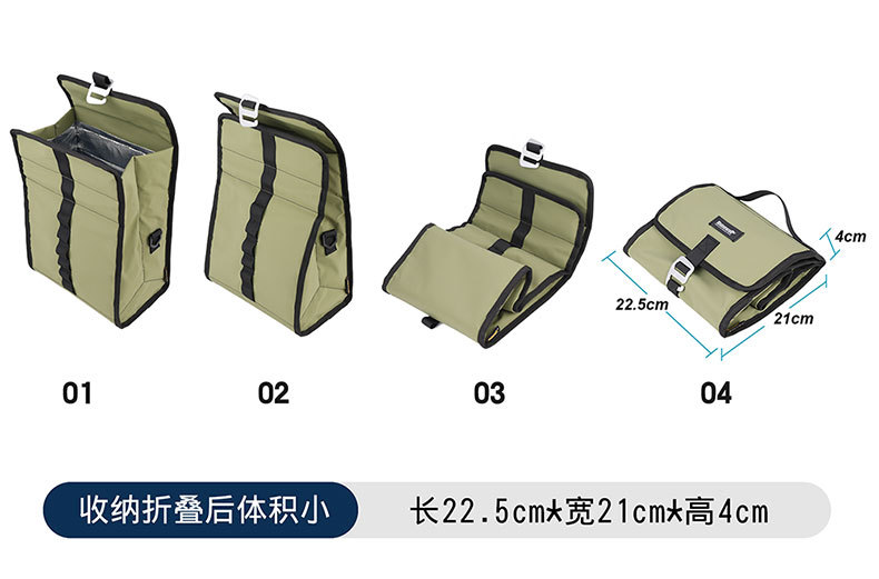 Rhinowalk/ Rhino · Stroll Bicycle Bag, folding bag, small cloth front bag, Front pig nose bag accessories pic 12
