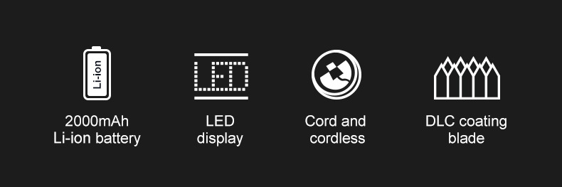 VGR930跨境新款電推剪液晶數(shù)顯家用刻痕理發(fā)器大功率電動(dòng)專用推子詳情2