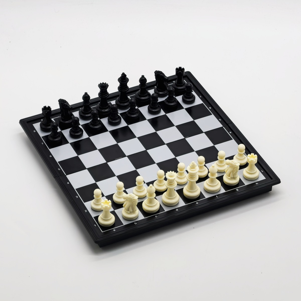 25cm黑白国际象棋磁性折叠棋盘可收纳磁力棋盘益智儿童比赛西洋棋详情5