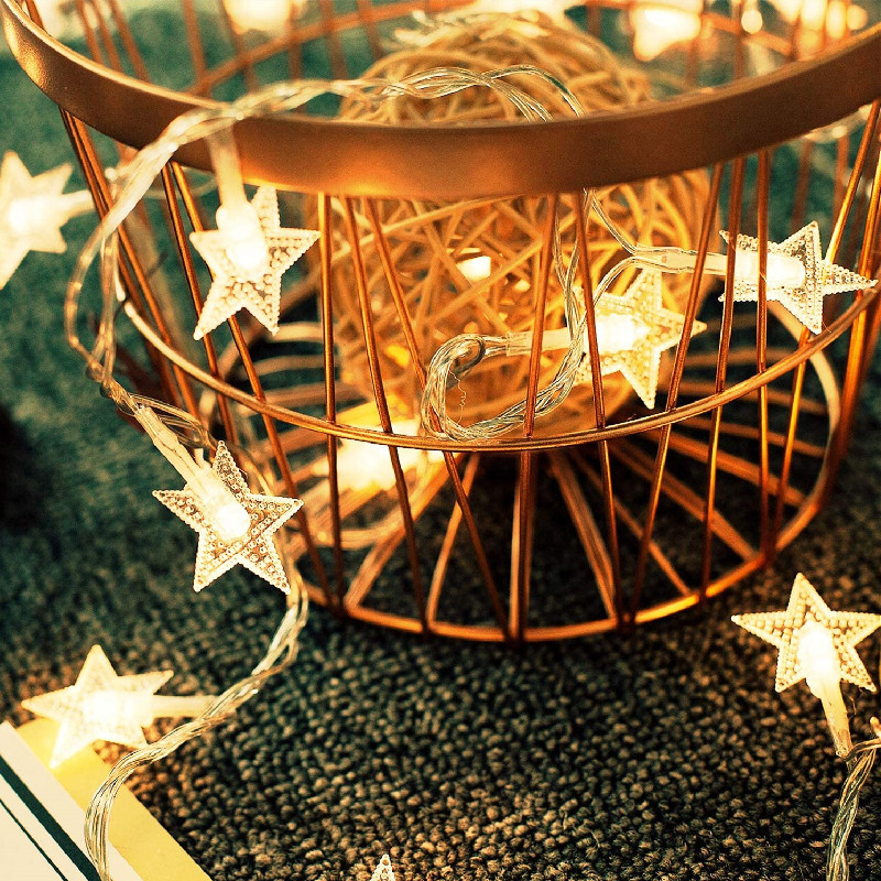 led星星灯串电池USB遥控满天星网红ins装饰灯圣诞节日房间布置灯详情14