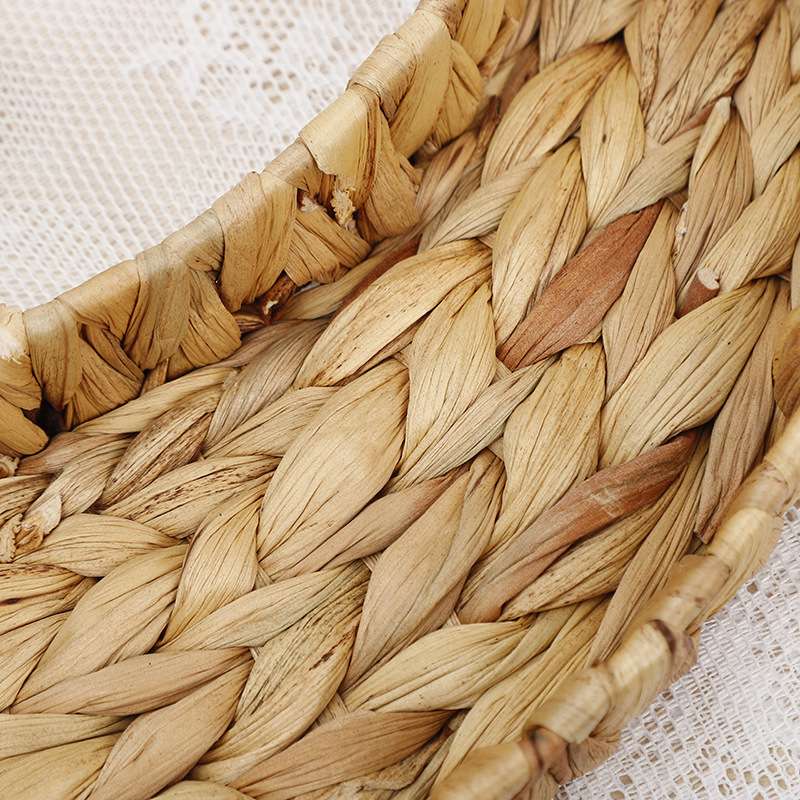 Multi-functional solid wood fruit box, Vietnamese snack decoration fruit plate, plastic electroplated acrylic printed soup plate, 8-inch tableware set pic 5