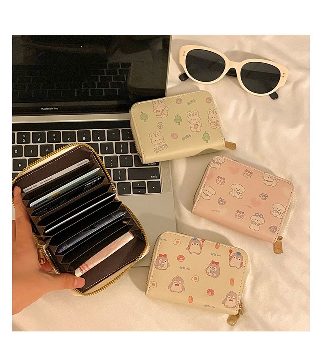 可爱卡包女款大容量超薄多卡位小巧卡套驾驶证件收纳包便携零钱包详情7