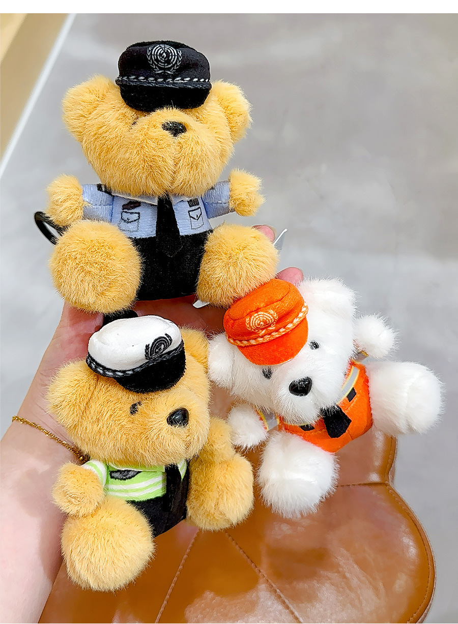 Wholesale of plush elephant pendants, cute schoolbag decorations, keychains and gifts pic 9