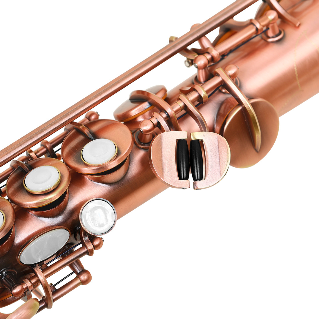 跨境批发萨克斯管降b调直管萨克斯乐团演奏高音萨克斯风saxophone详情13