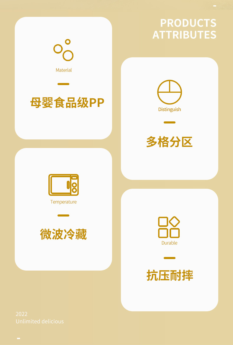 大容量塑料便当盒可微波密封保温儿童饭盒学生上班族分格午餐盒详情10