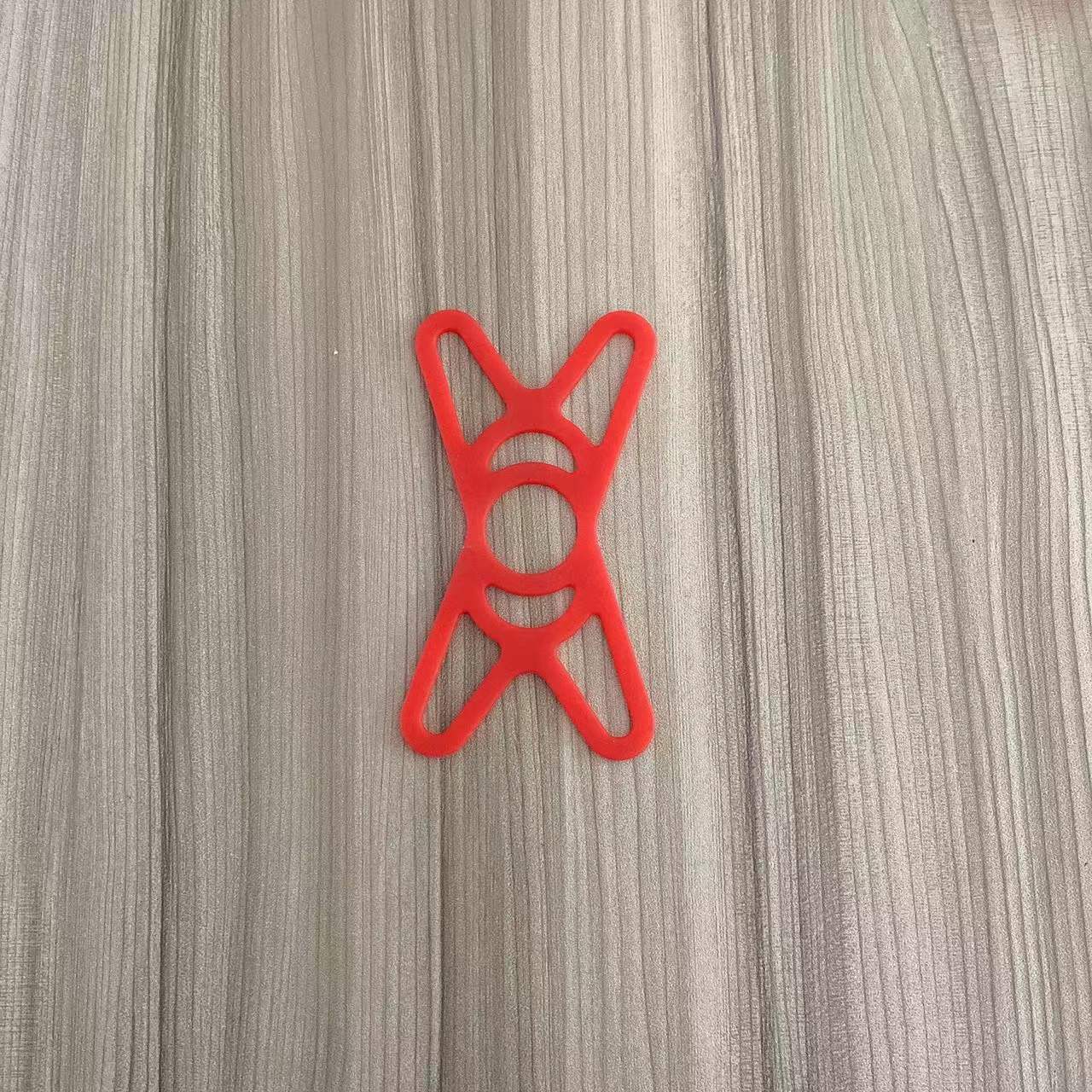 Soft silicone rubber bracket, mobile phone fixing strap, bicycle binding, mobile phone accessory, grid silicone rubber sleeve, car bracket pic 2