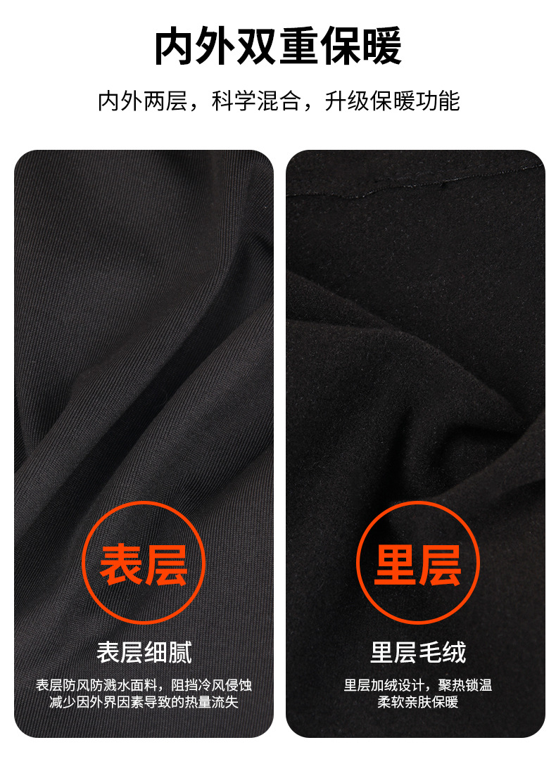 【BERTON OUTDOOOR】秋冬保暖滑雪头套男女户外磁吸面罩加厚防寒防风护脸骑行面罩详情3