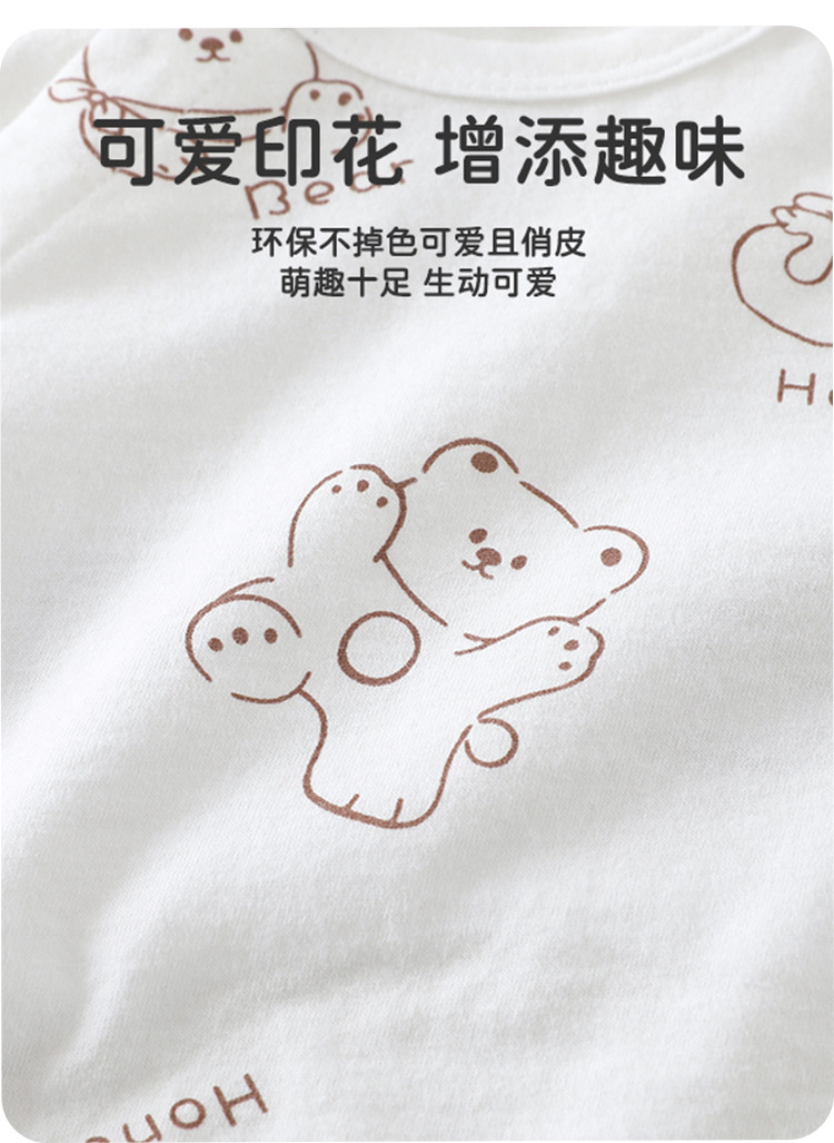 Baby jumpsuit, pure cotton Class a summer thin long-sleeved jumpsuit, baby clothes, butterfly clothes, newborn clothes pic 7
