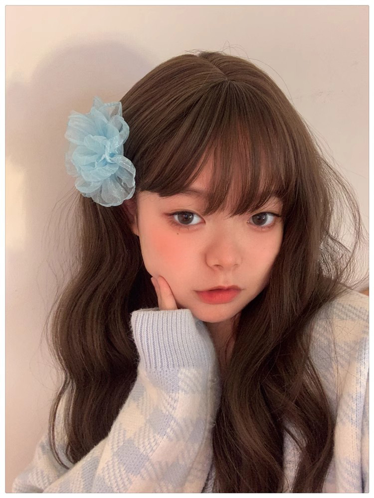 The color is super spring-like ~ Vacation-style large flower hair clip, side clip, new 2024 bangs hair accessory for women pic 23