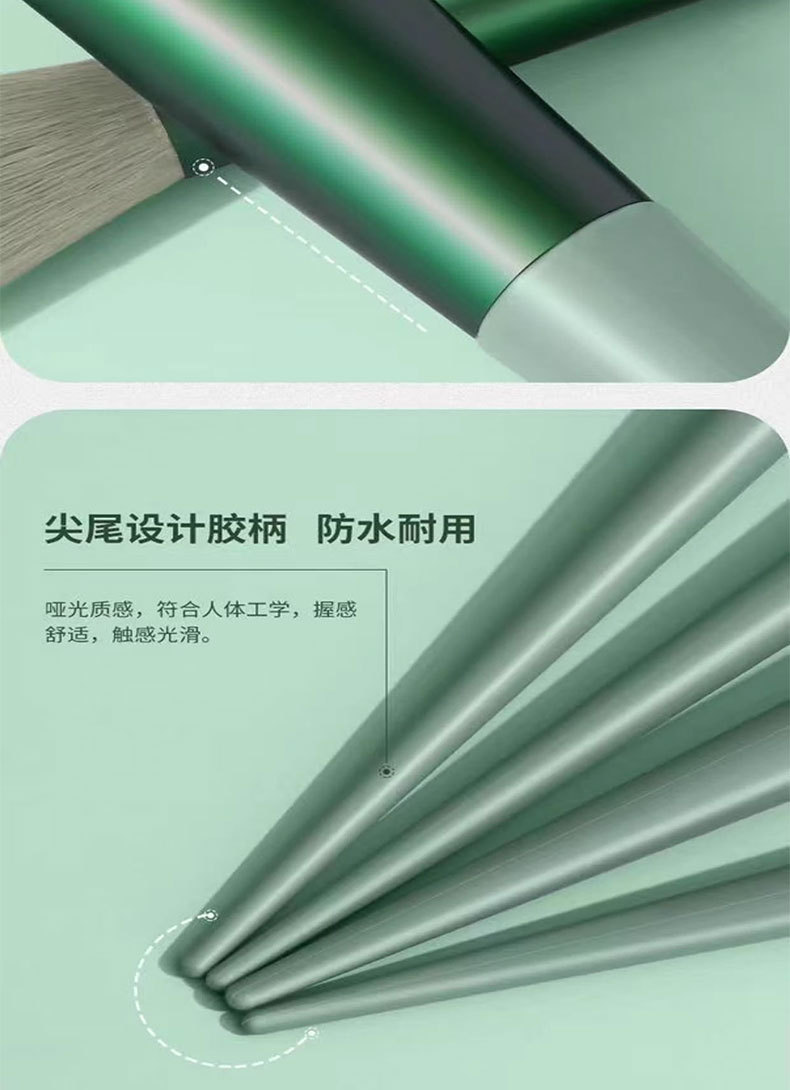 化妆刷全套13支四季青软毛散粉刷高光腮红刷眼影刷美妆工具定妆详情8