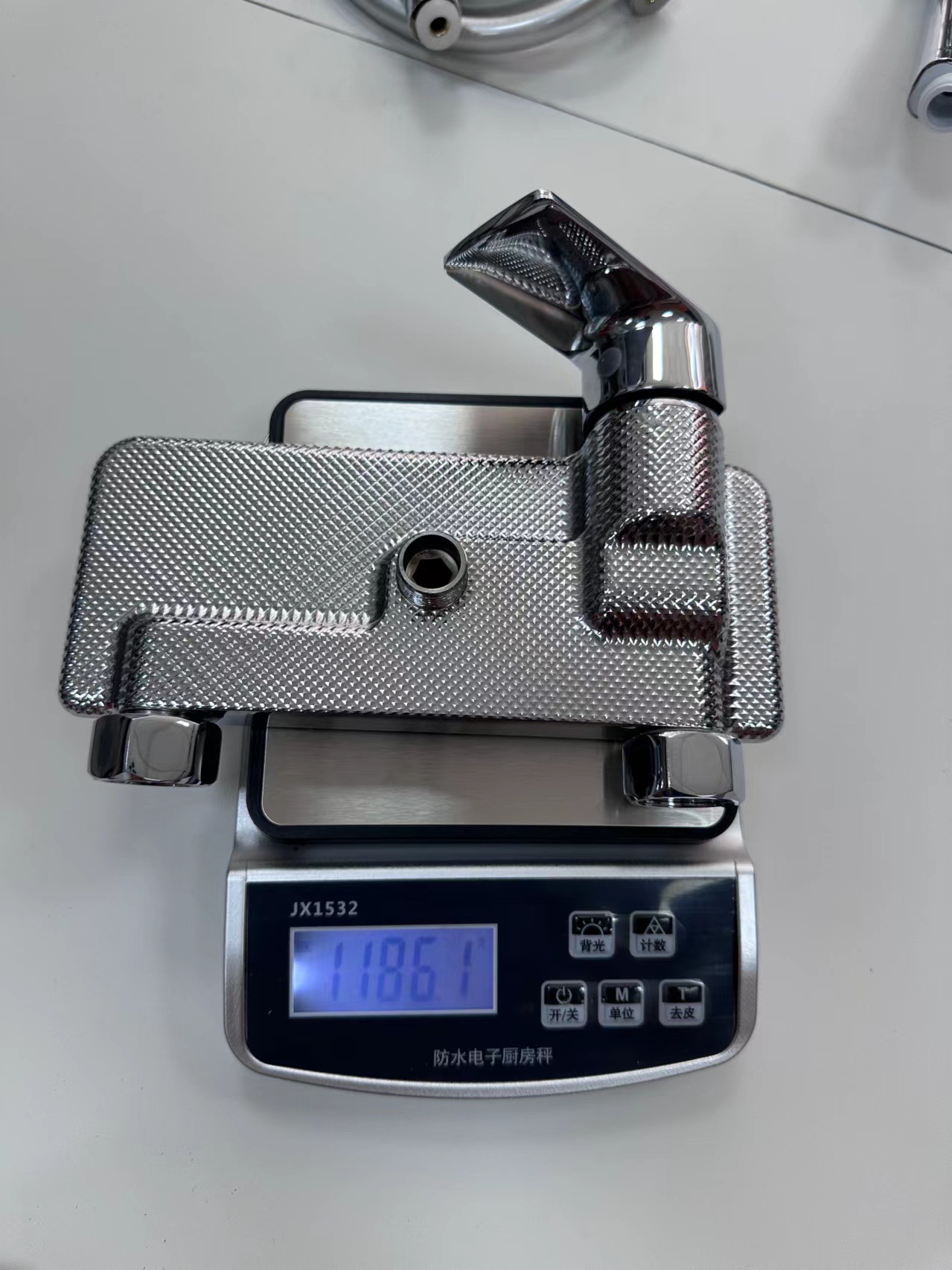 现货全铜无顶喷简易数显淋浴花洒套装家用卫生间分体式沐浴花洒详情22