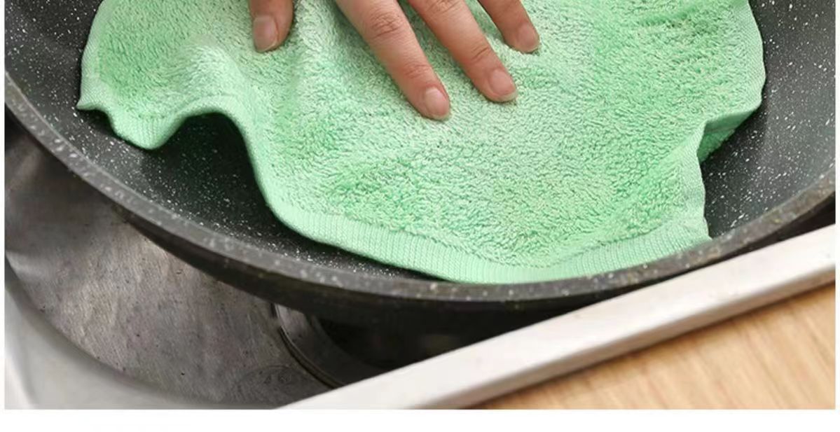 油利除洗碗巾不沾油小方巾吸水不掉毛去油手帕纯木质纤维厨房抹布详情20