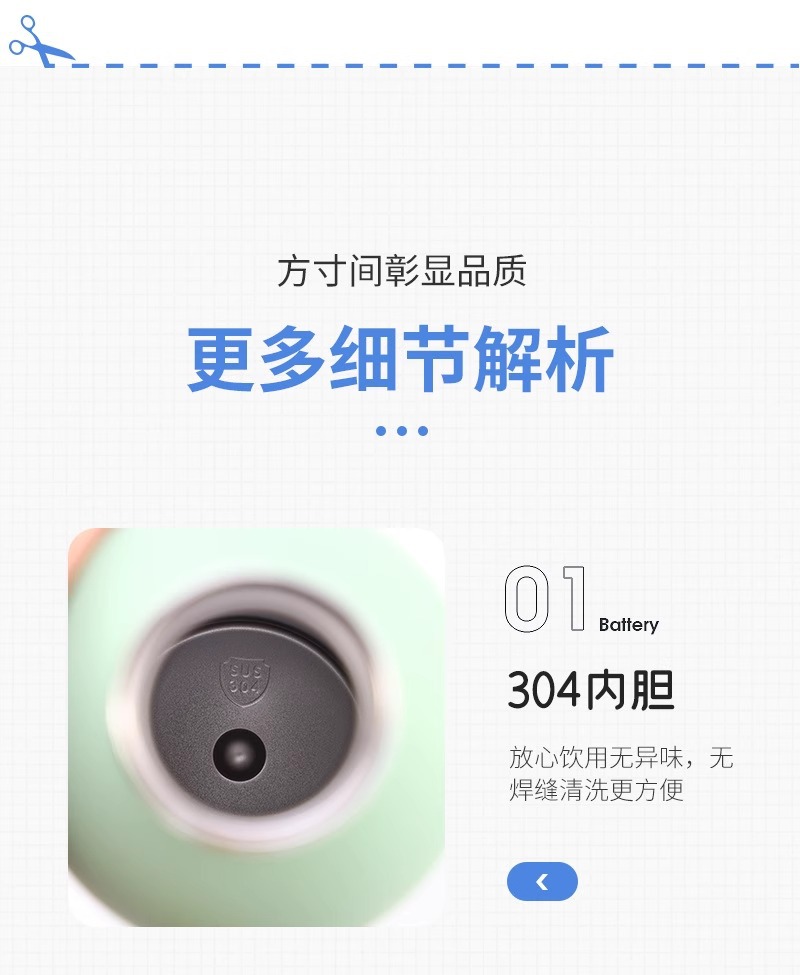 跨境美式小口瓶橡胶漆磨砂运动水壶车载便携真空保温杯外贸批发详情9