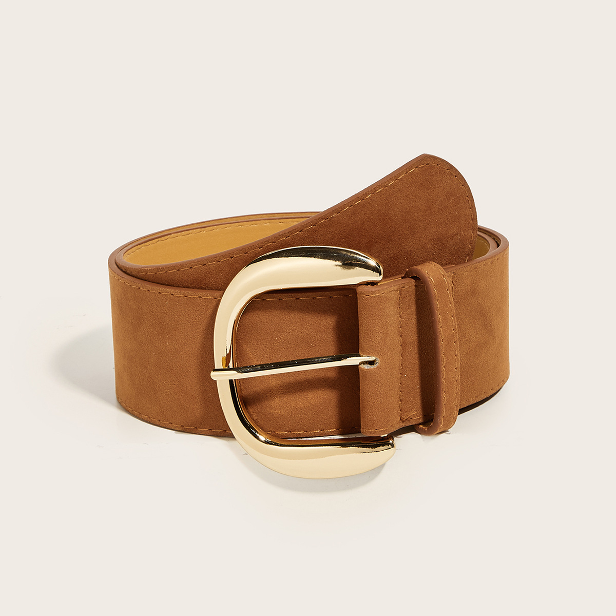 Retro Melade-style wide belt for women to slim the waist and look slimmer, paired with skirts for a stylish American hot girl style belt in stock pic 32
