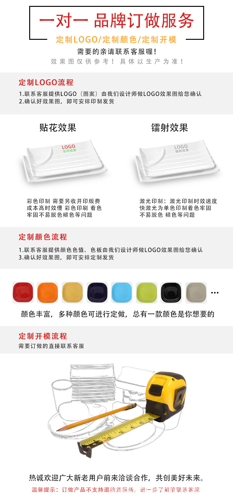 Melamine plate wholesalers, commercial plates, hot pot restaurant serving plates, rectangular imitation porcelain rice noodle plates, snack plates, barbecue plates pic 2