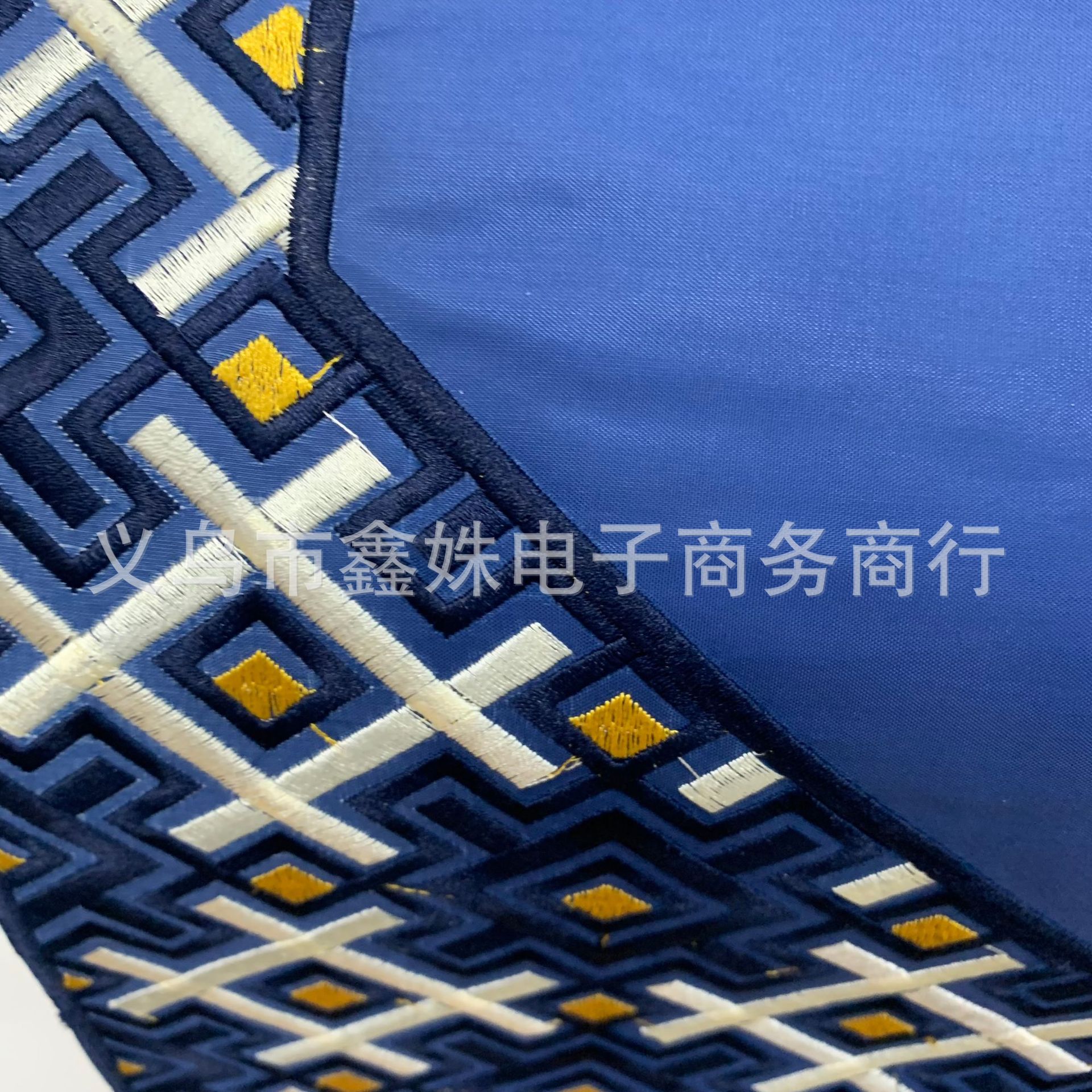 In stock of multi-color rectangular embroidered circular collar stage costume accessories pic 6