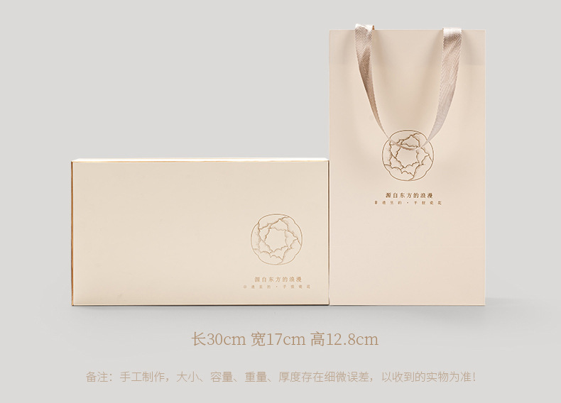 手工牡丹花礼物跨境工艺品车载香薰摆件高级感小众陶瓷花伴手礼品详情10
