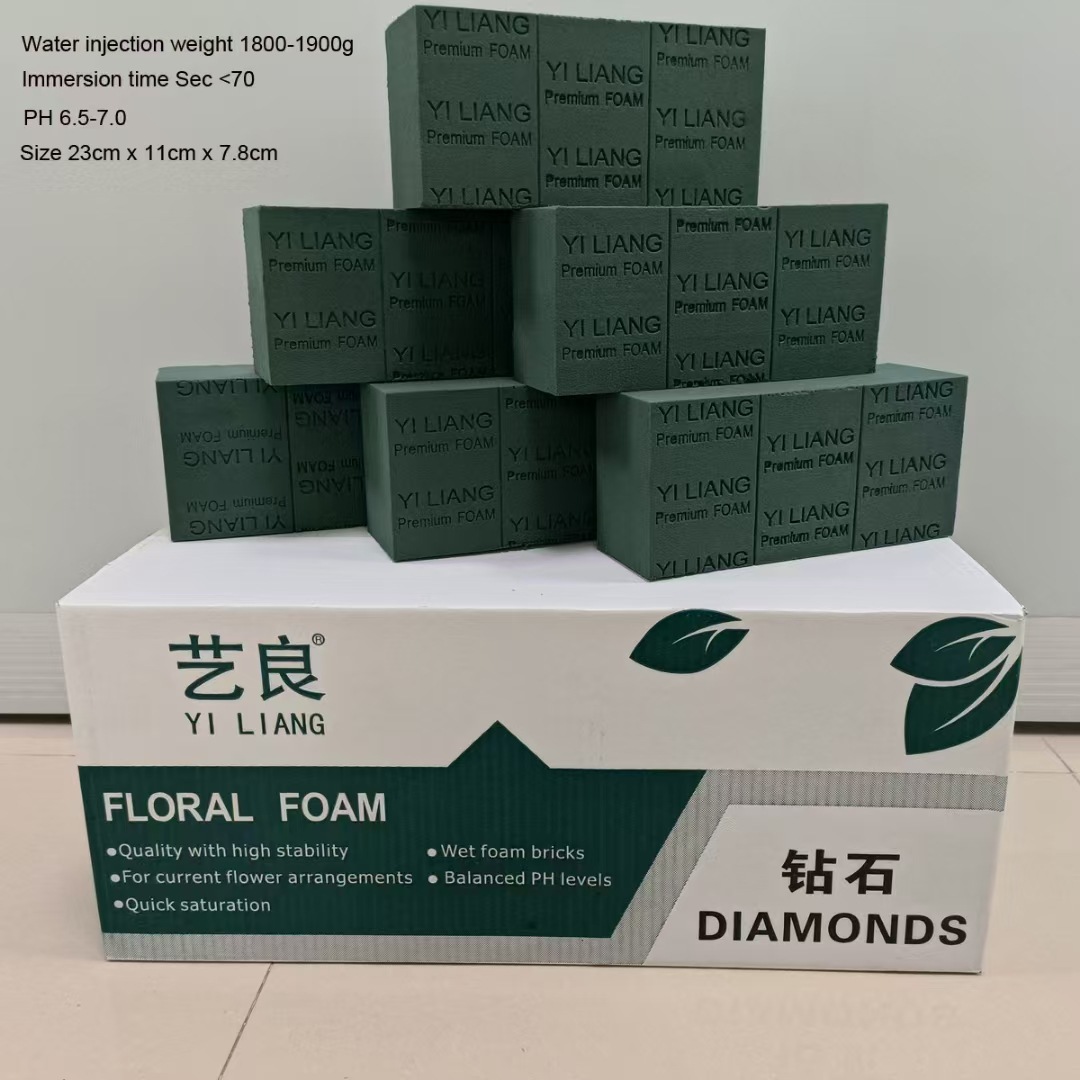 鲜花泥整箱批发花束包装材料干花泥手工花泥海绵吸水保湿插花用品花店专用鲜花包装详情15